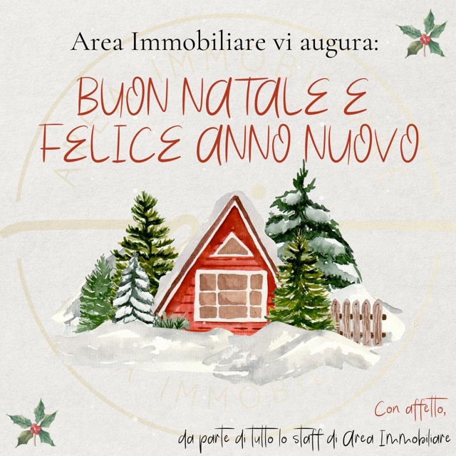Buon Natale e Felice Anno Nuovo da Area Immobiliare